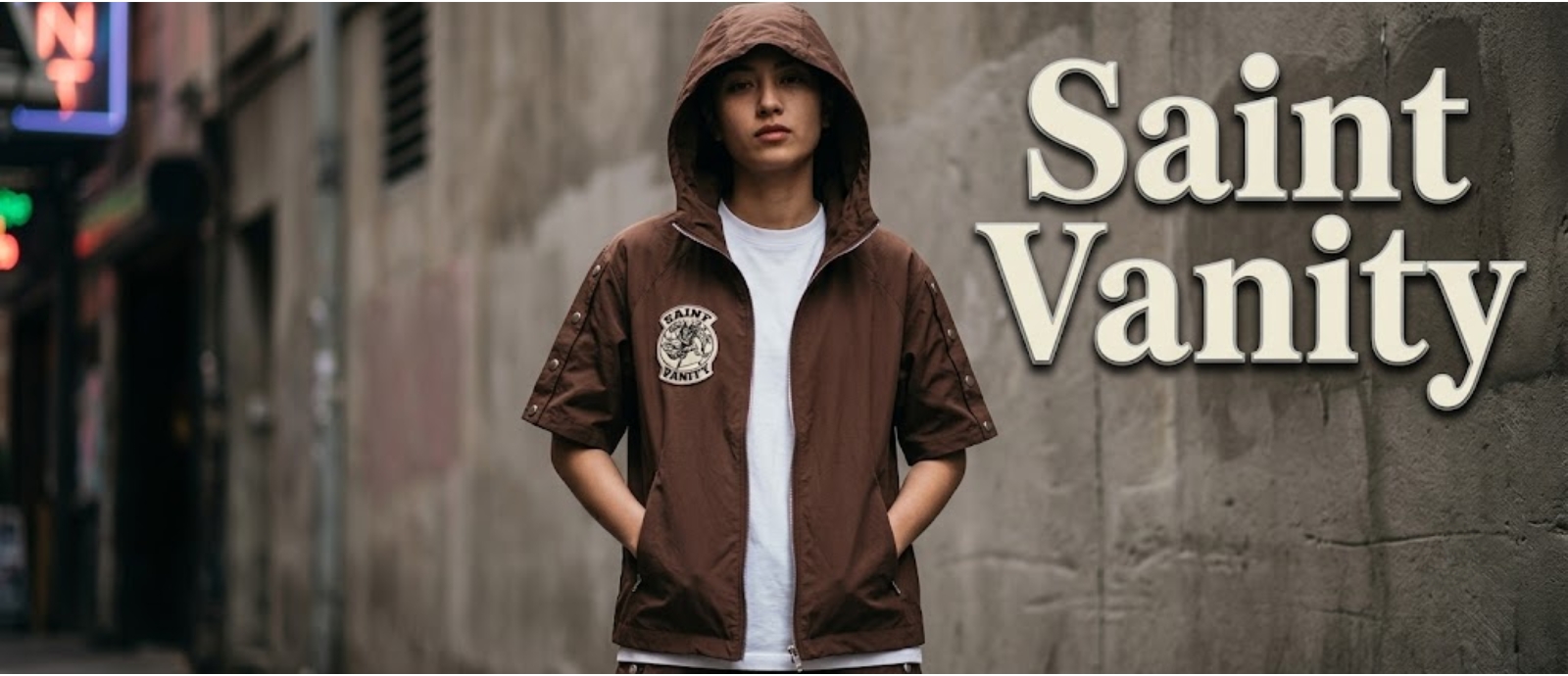 Saint Vanity Brown Hoodie